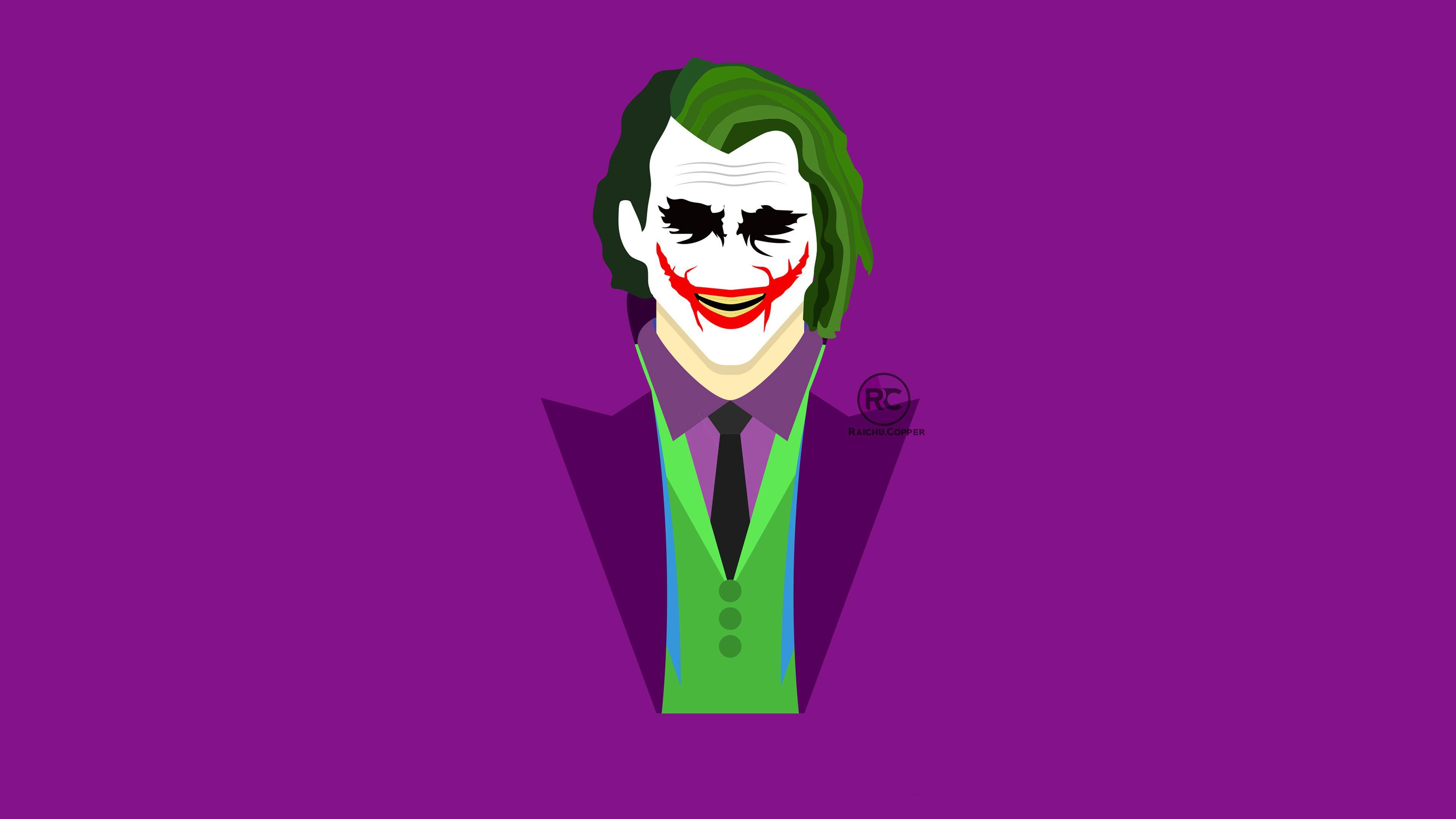 3840x2160 Wallpaper 4k Joker Heath Ledger Artwork .