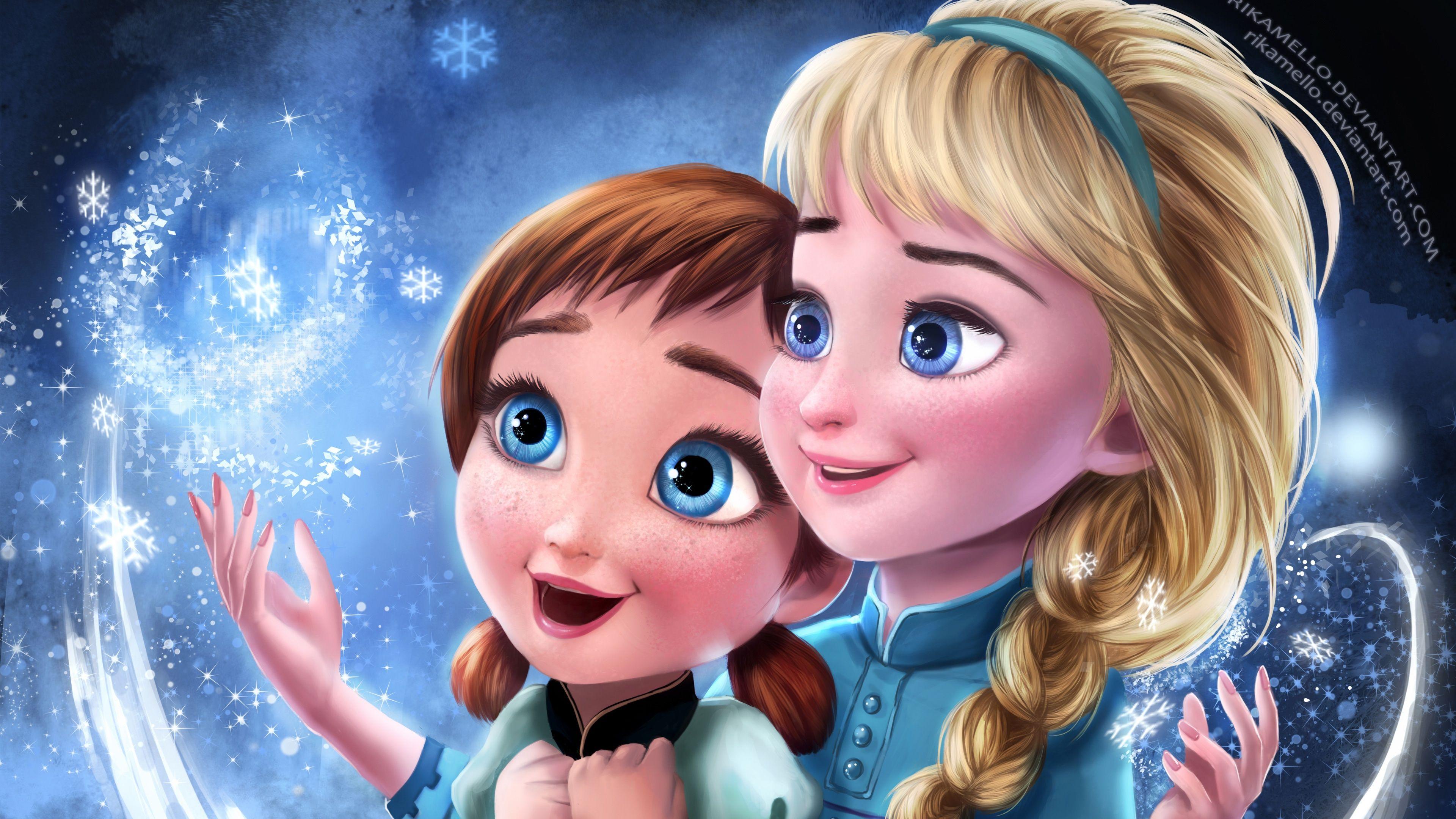 3840x2160 Frozen Elsa Anna Sisters Wallpaper In .all Free