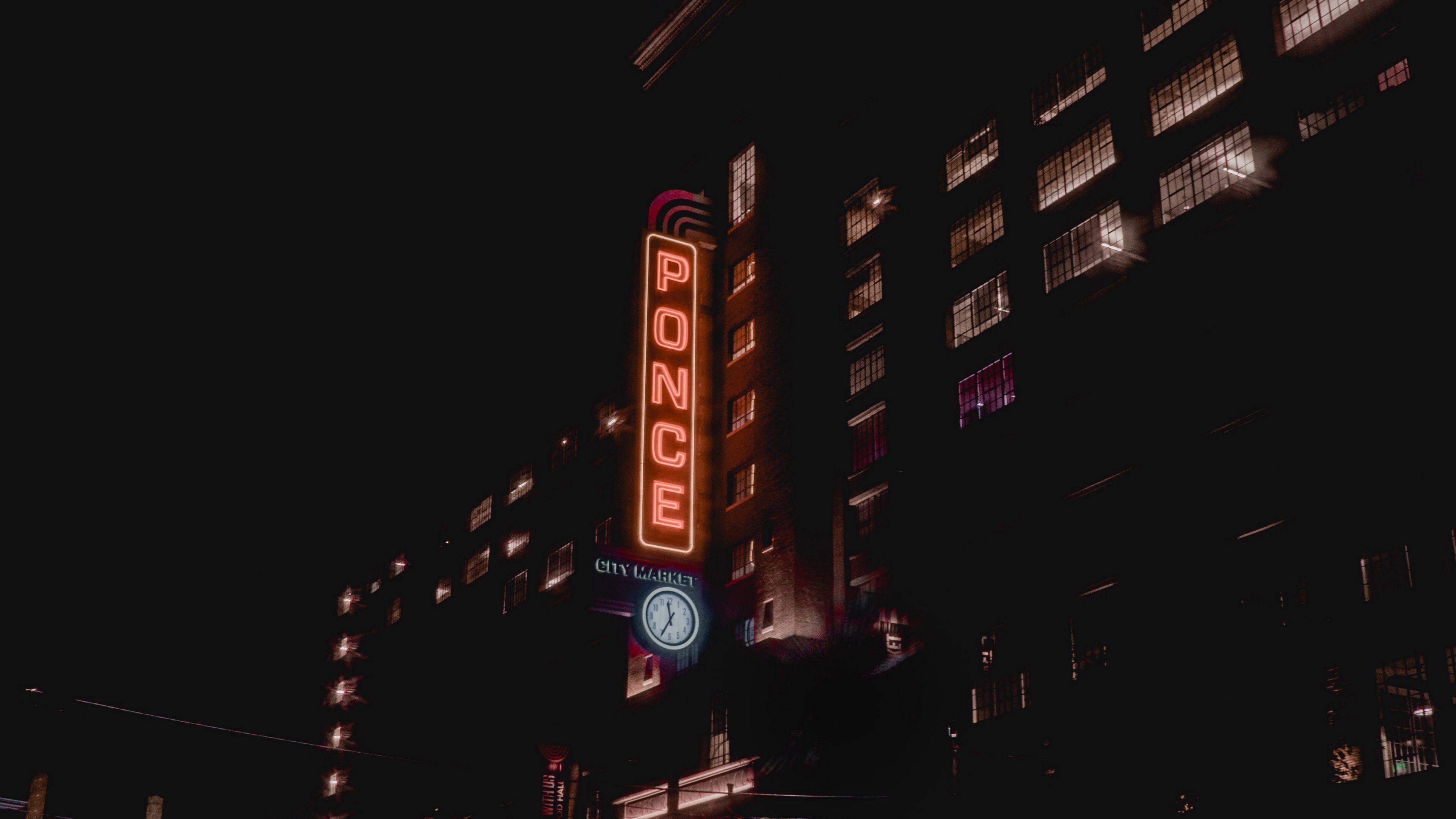 3840x2160 Download wallpaper 3840x2160 night city .