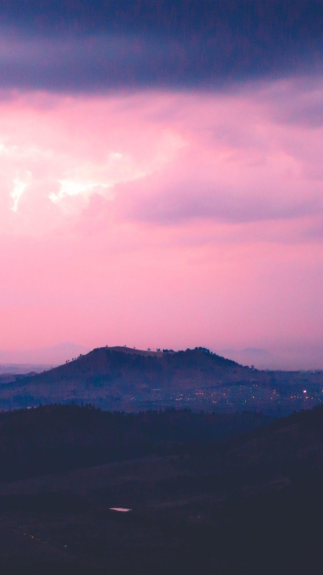 1080x1920 Sunset, Mountains, Evening, Blurry .best