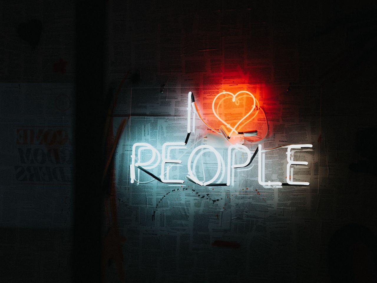 1280x960 Download wallpaper 1280x960 text, neon .