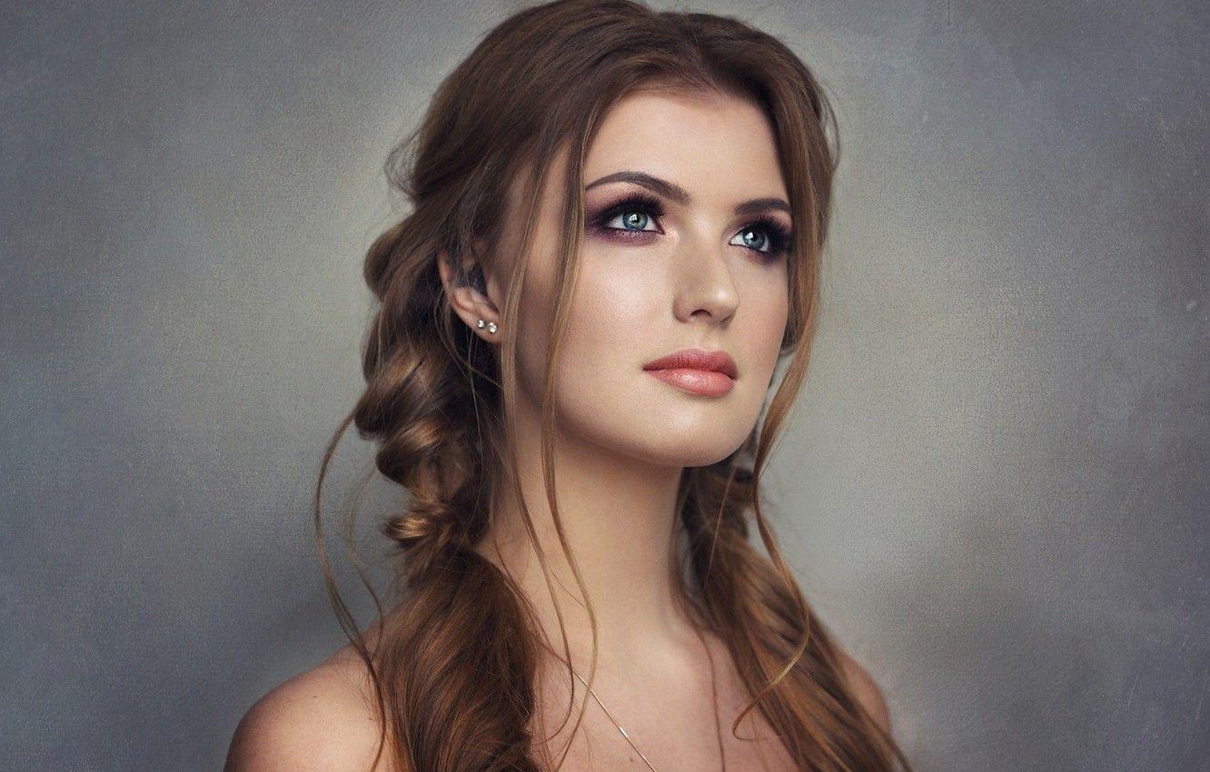 1332x850 Wallpaper Girl, Photo, Model, Girl, Brown hair, Model, Braids, Beauty, Photo, Beautiful, Photographer, Photographer, Curls, Pigtails, Libriana, Brown hair image for desktop, section девушки