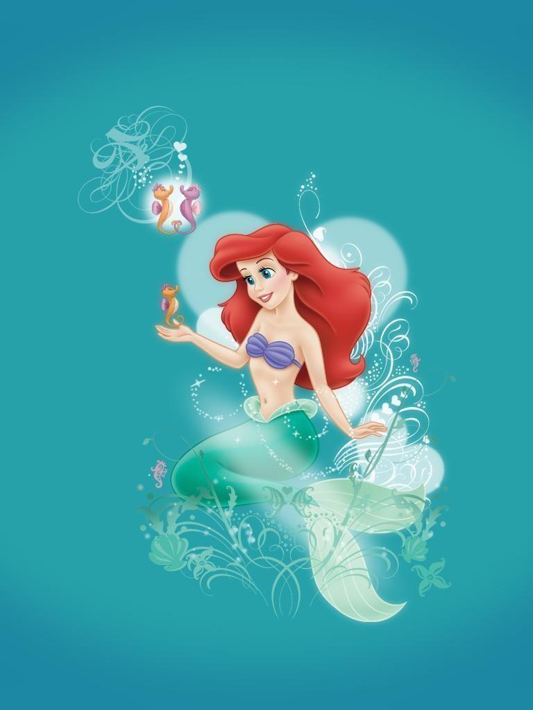 768x1024 Little Mermaid HD Wallpaper .