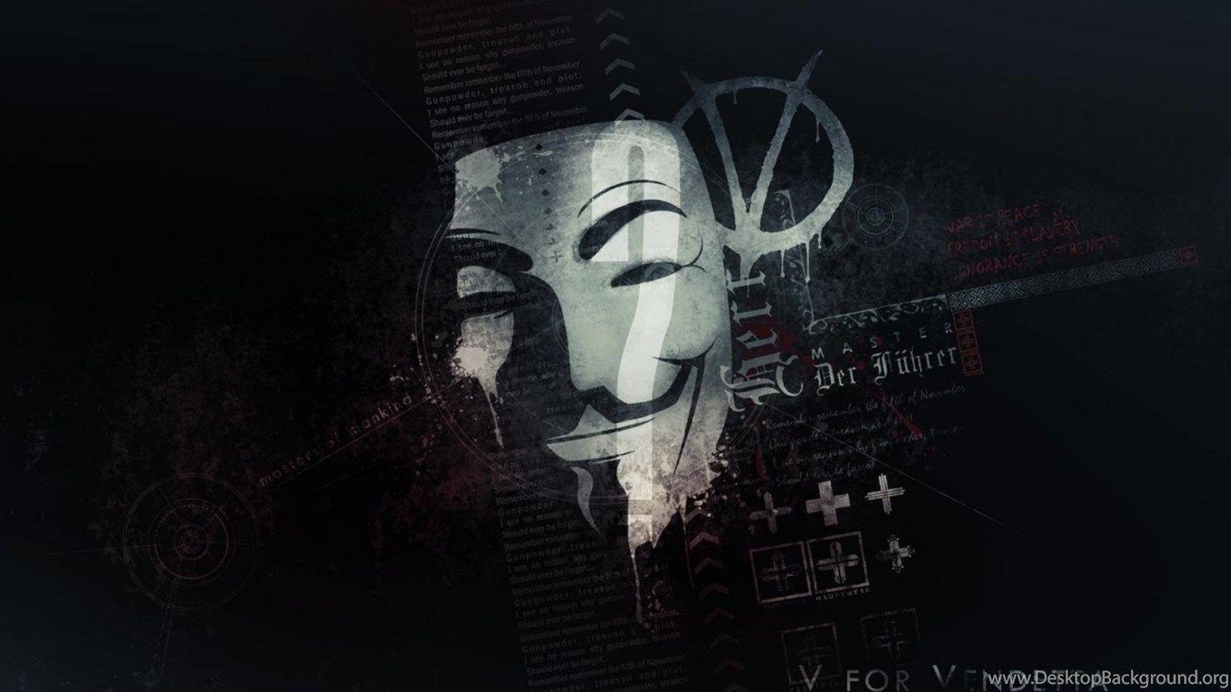 1366x768 Vendetta Mask Wallpaperwallpaper.dog
