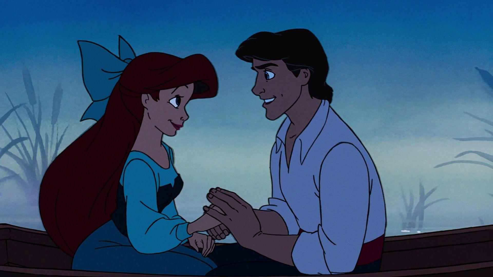 1920x1080 Ariel and Prince Eric on a romantic .com