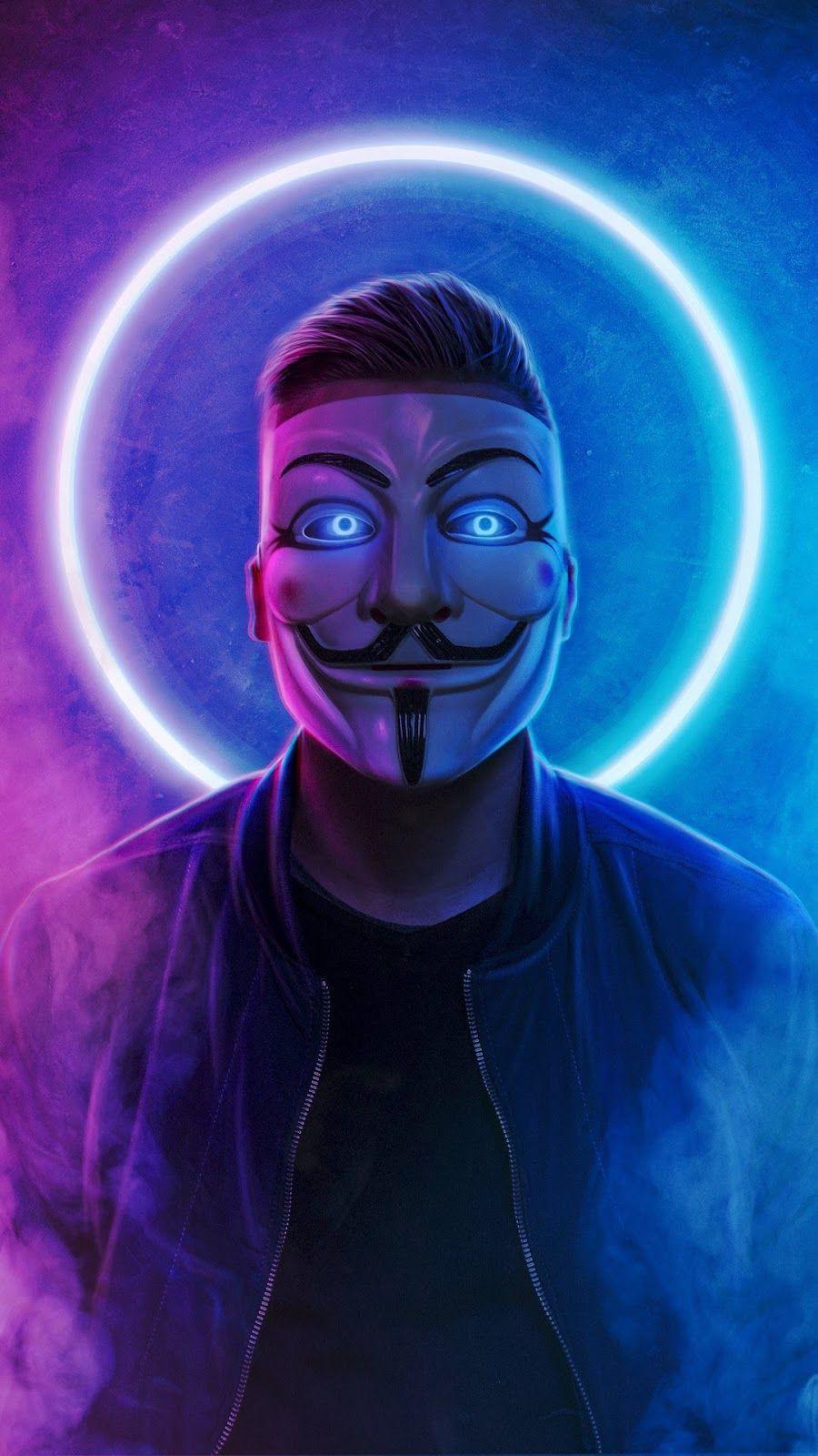 900x1600 Anonymous mask mobile wallpaper .