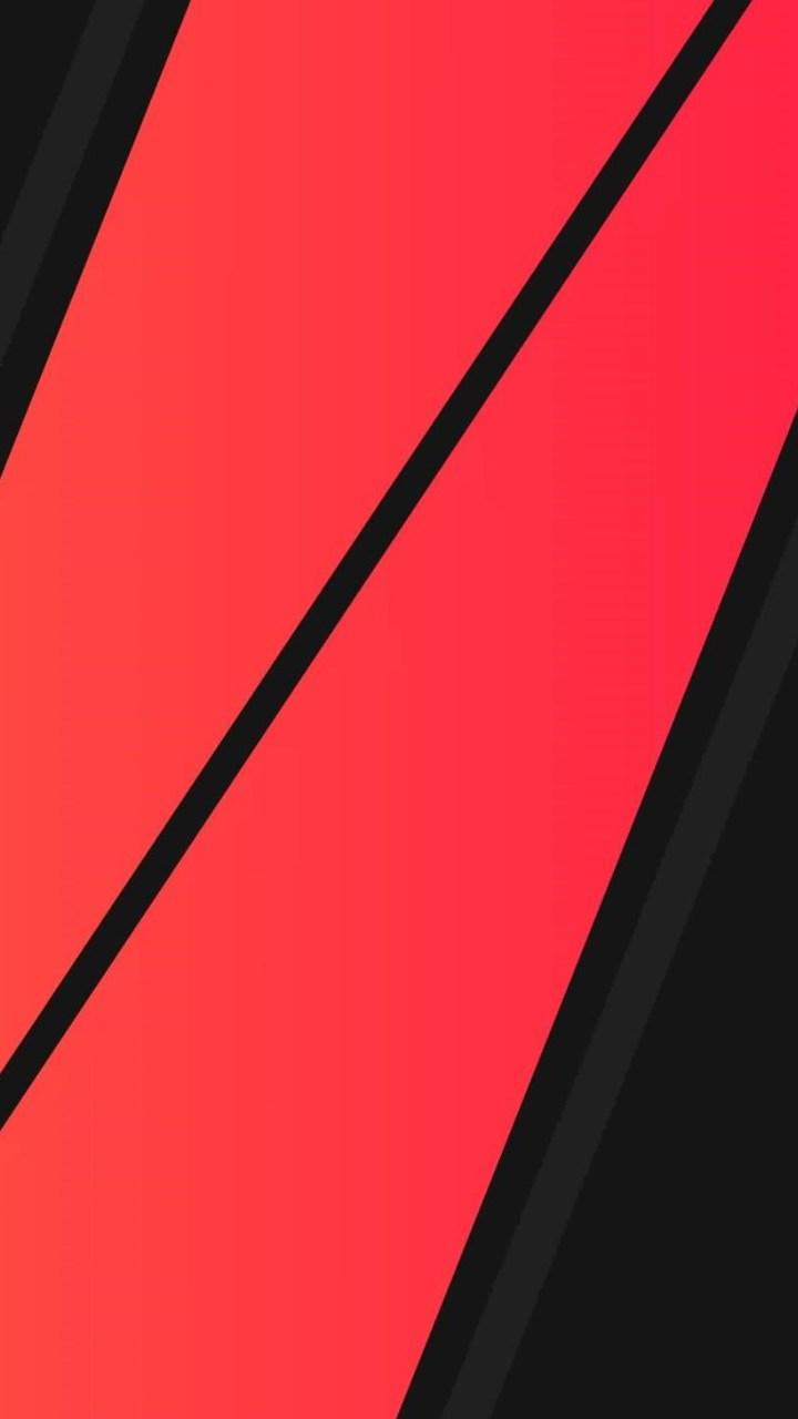 720x1280 Black Red Minimalism Wallpaper .