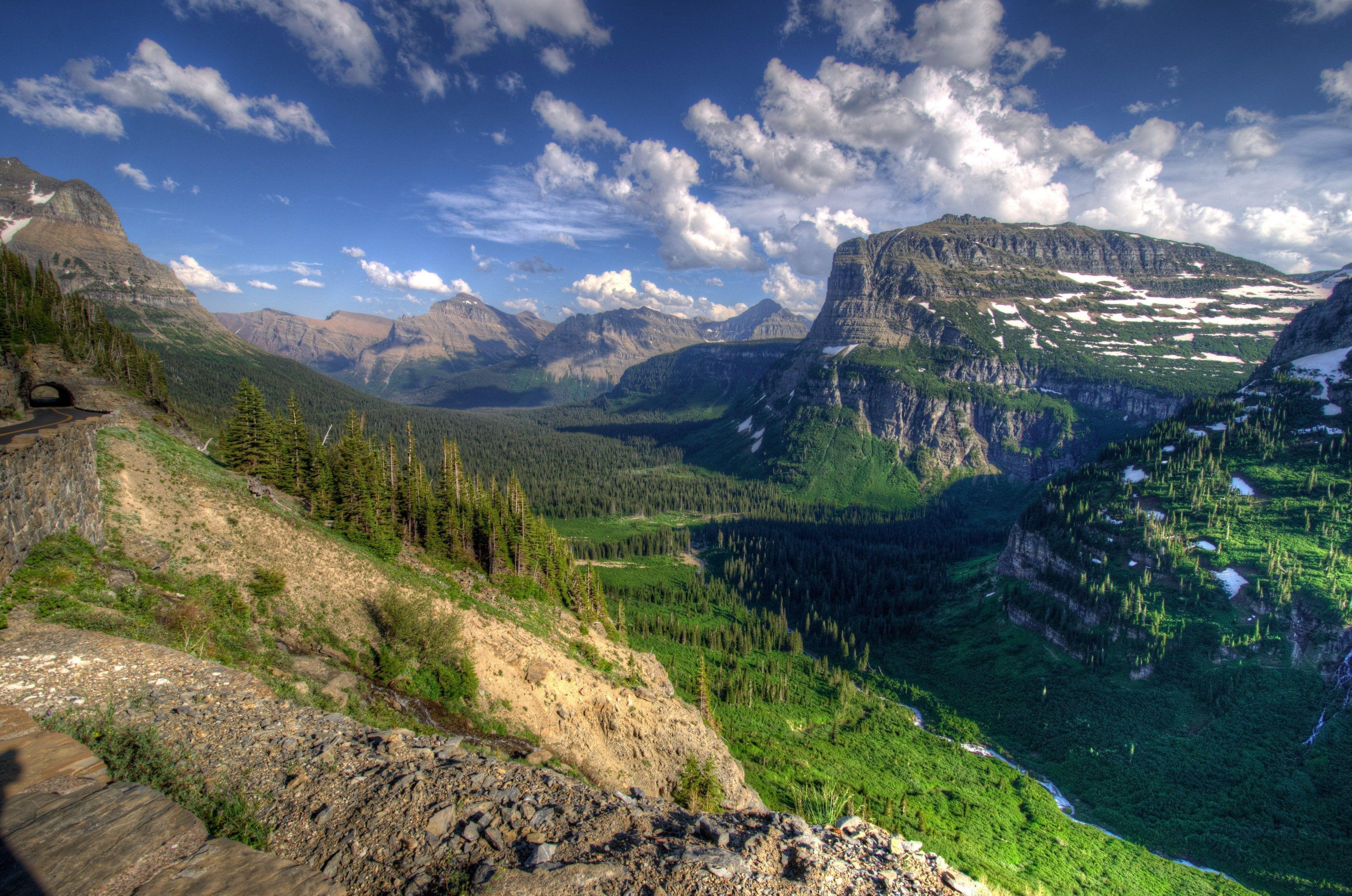 4000x2652 landscape #trees #mountains #clouds .com