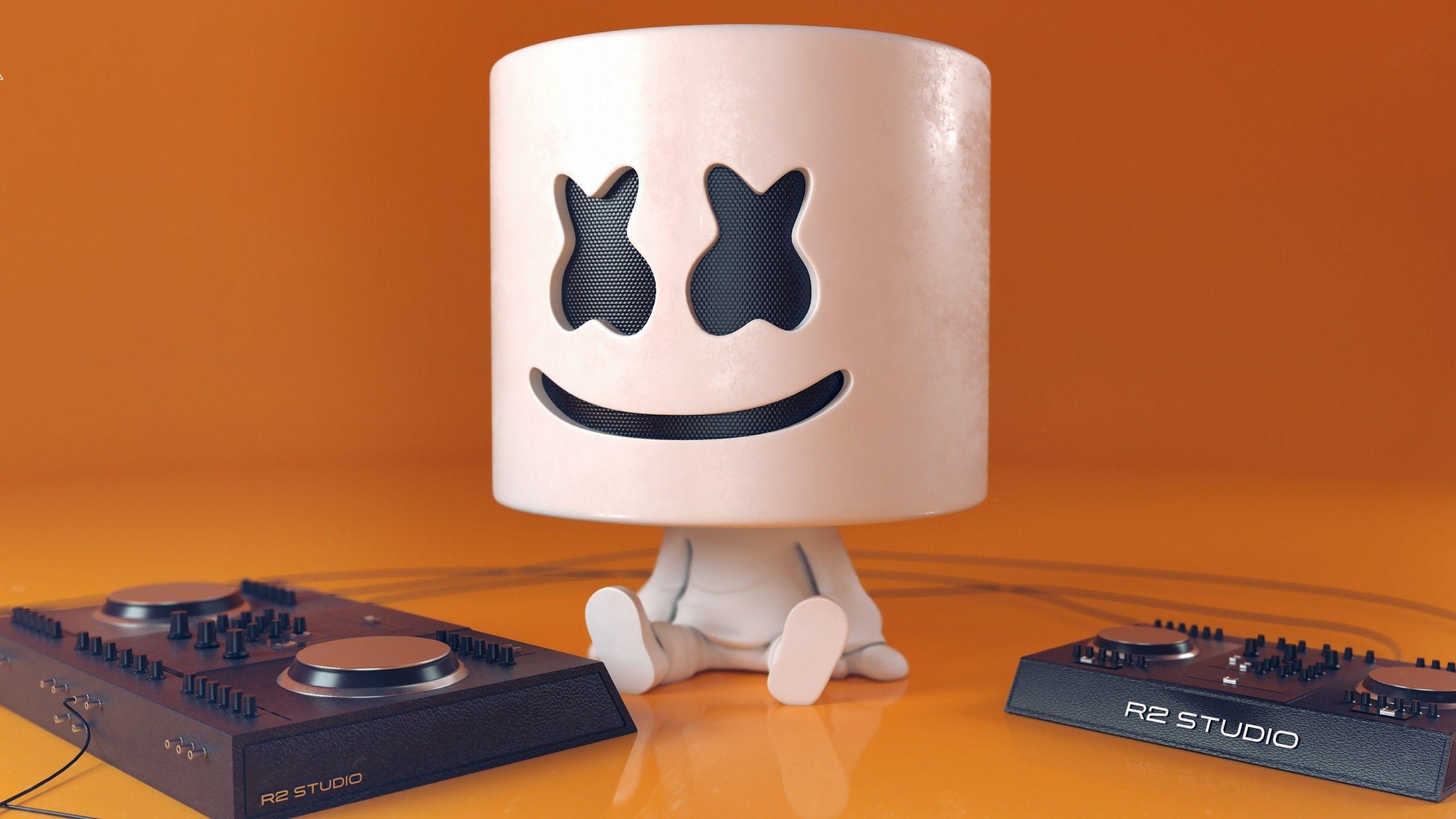 2560x1440 Download 2560x1440 Marshmello, Cute .