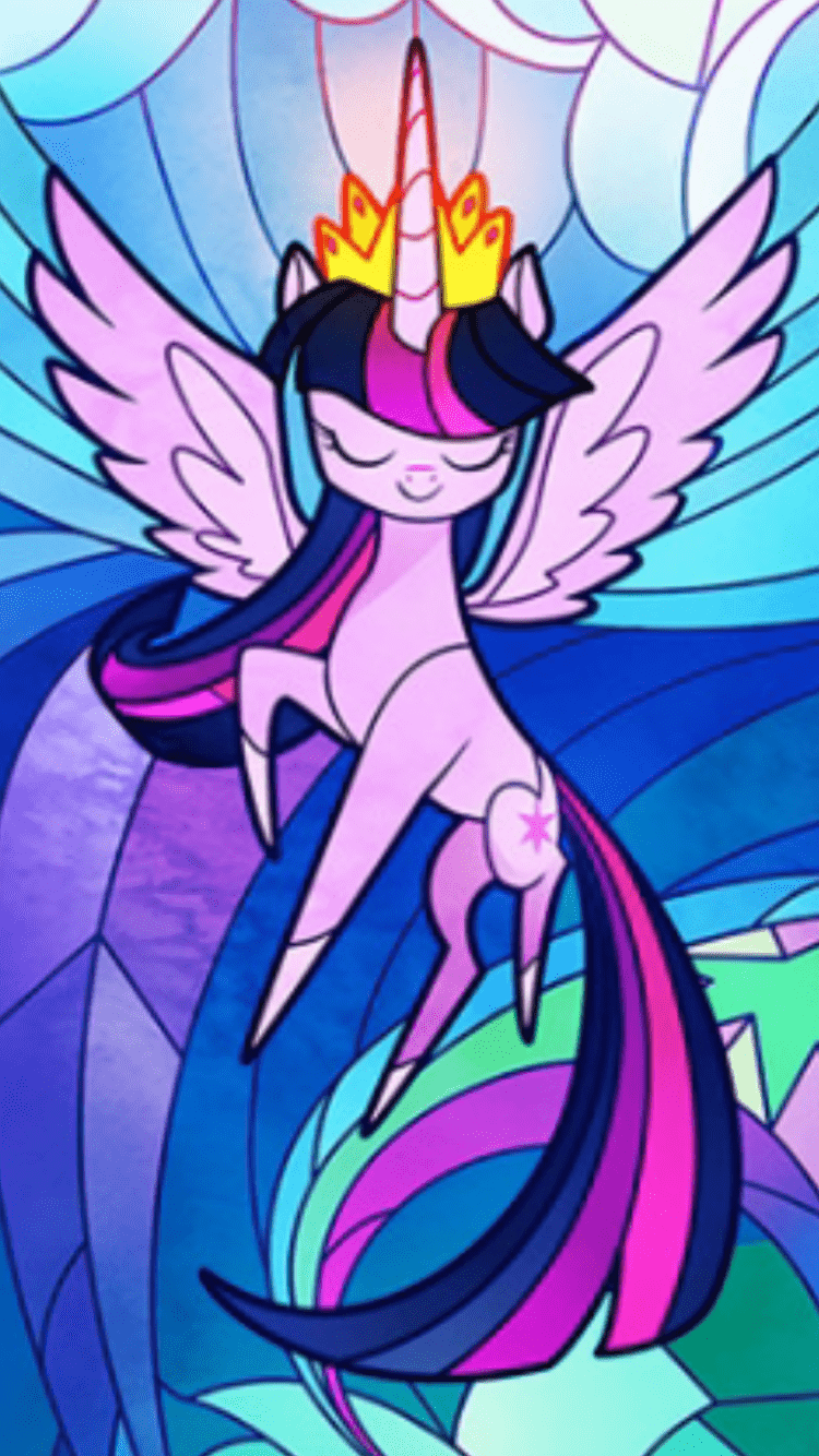 750x1334 MLP: Twilight Sparkle Glass Window .com