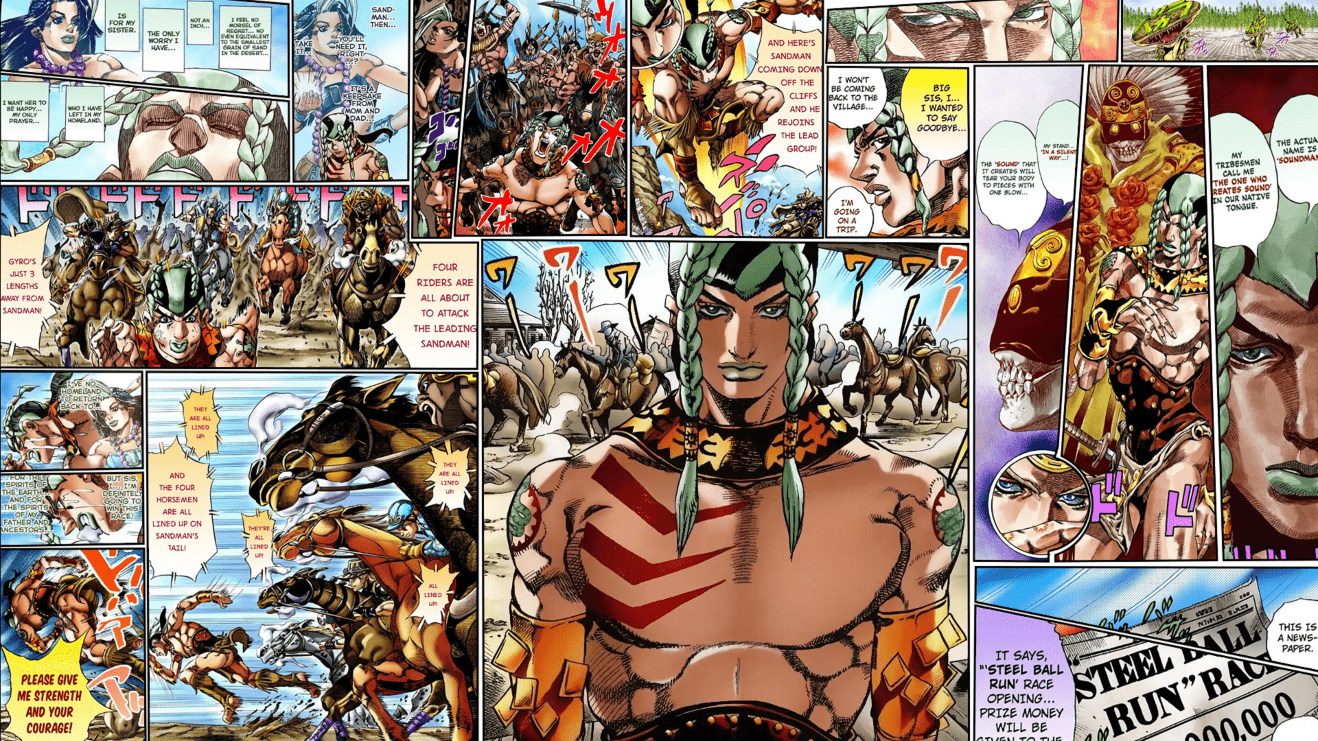 1920x1080 Jojo Steel Ball Run Sandman .