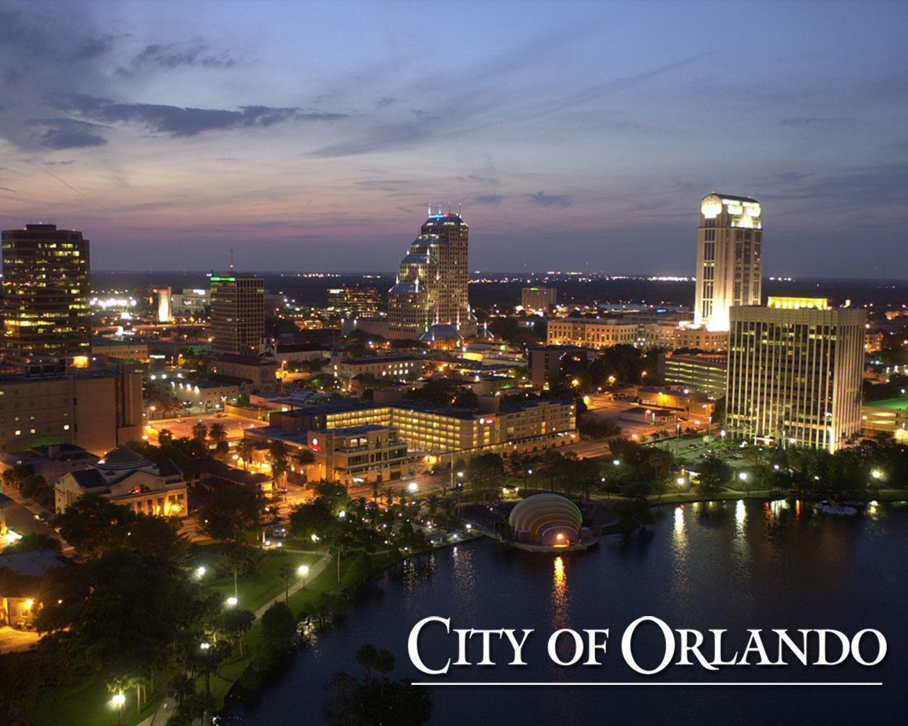 1280x1024 Orlando Florida Skyline.