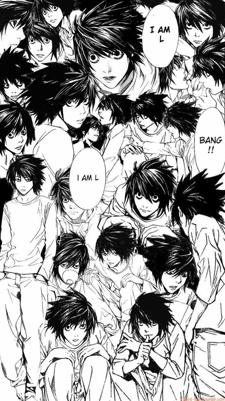 750x1334 Death Note L Wallpaper Phone .
