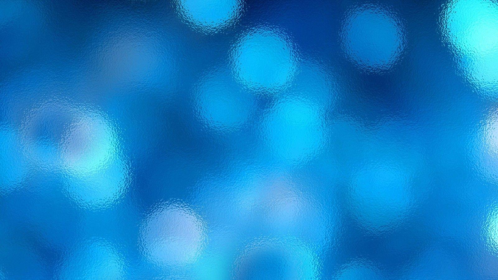 1600x900 Blue Bokeh Wallpaper