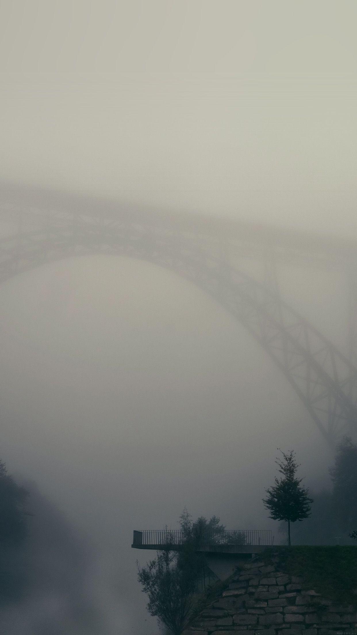 1242x2208 Foggy Bridge Herr Olsenmungsten .