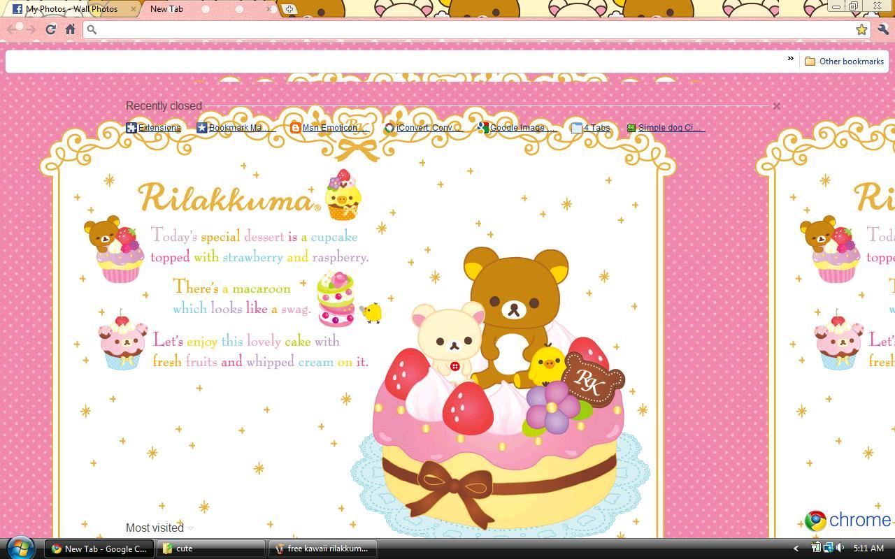 1280x800 Hello Kitty Google Chrome .