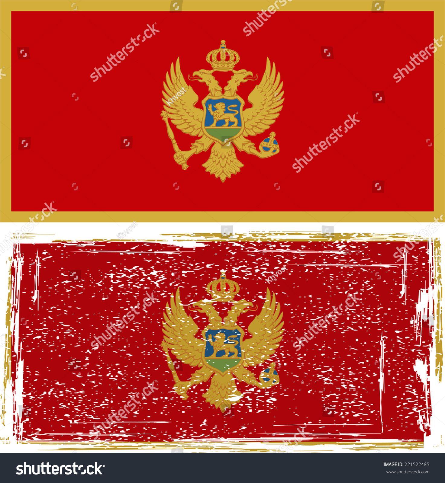 1473x1600 Free photo: Montenegro Grunge Flag .