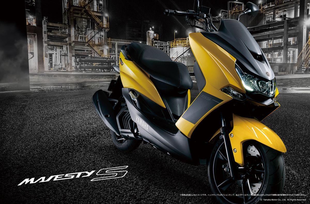 1200x788 Yamaha Majesty S 155cc scooter revealed .
