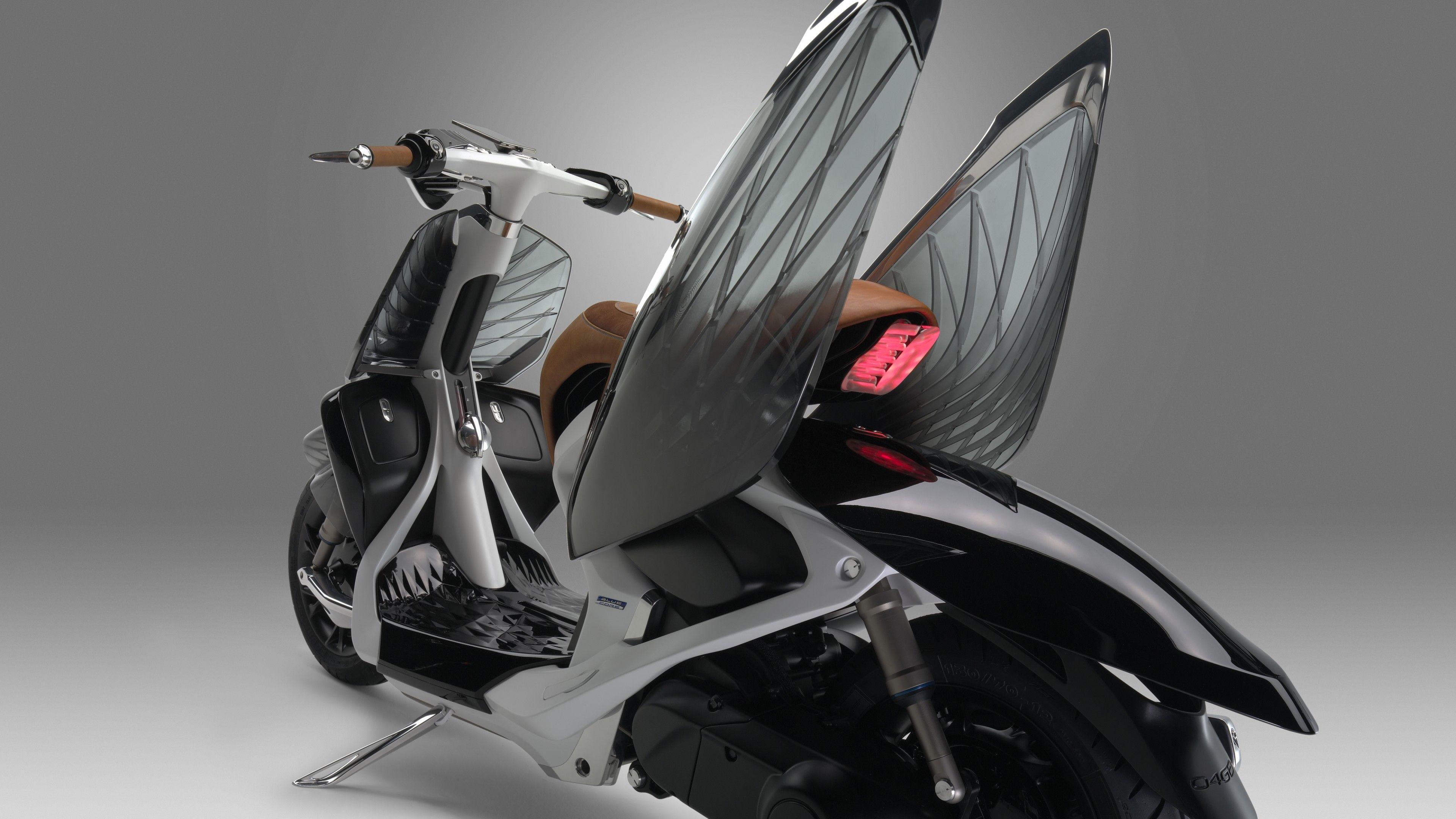 3840x2160 Wallpaper Yamaha 04GEN, scooter, wings .
