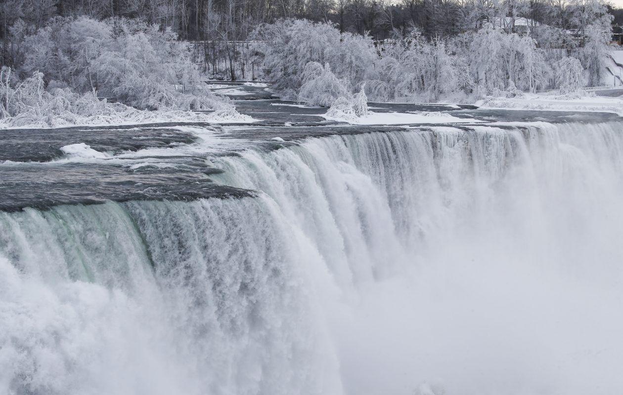 1260x800 Niagara Falls Frozen picture, Falls .