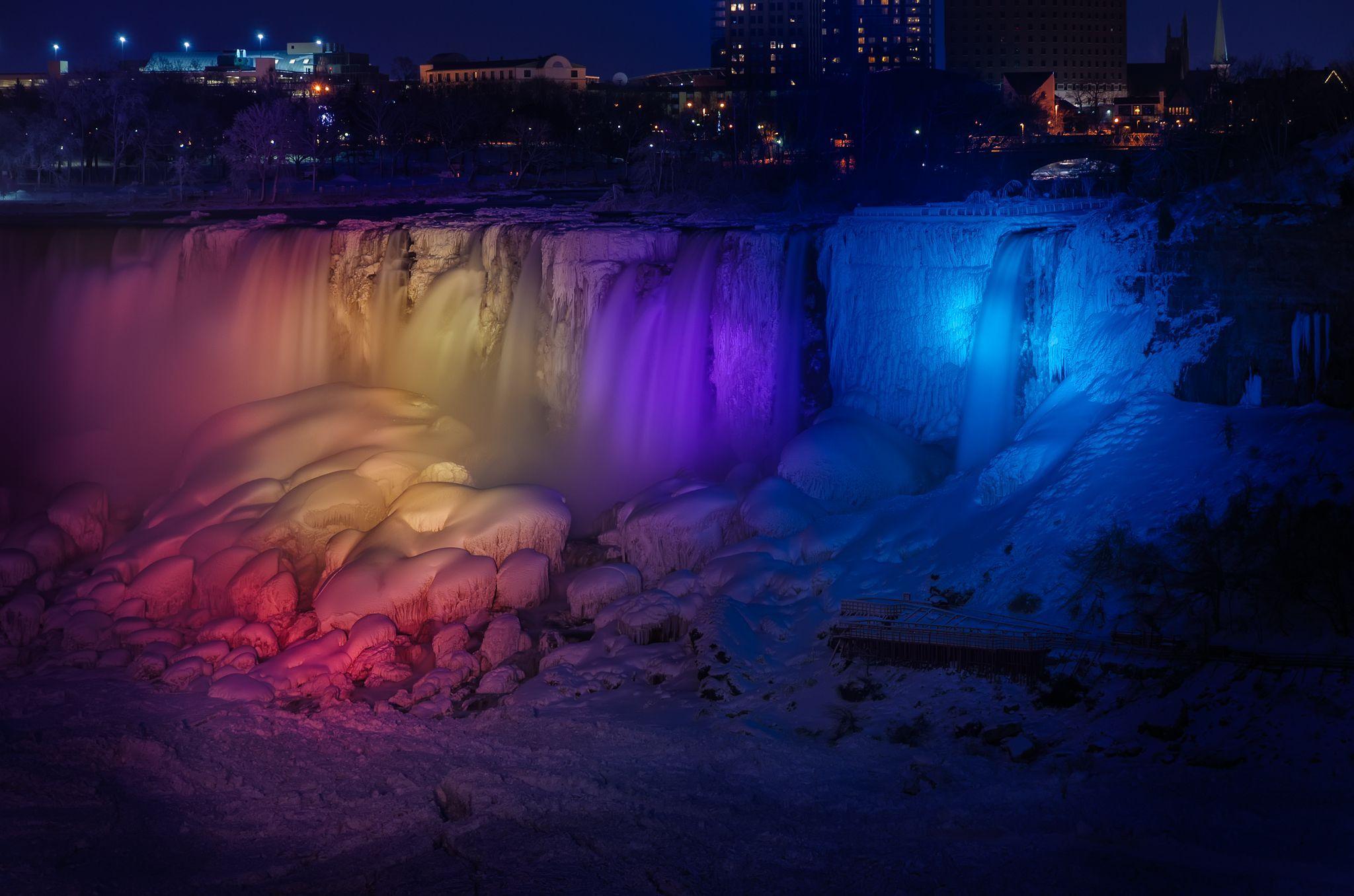 2048x1356 Niagara falls lights, Niagara falls at .ca
