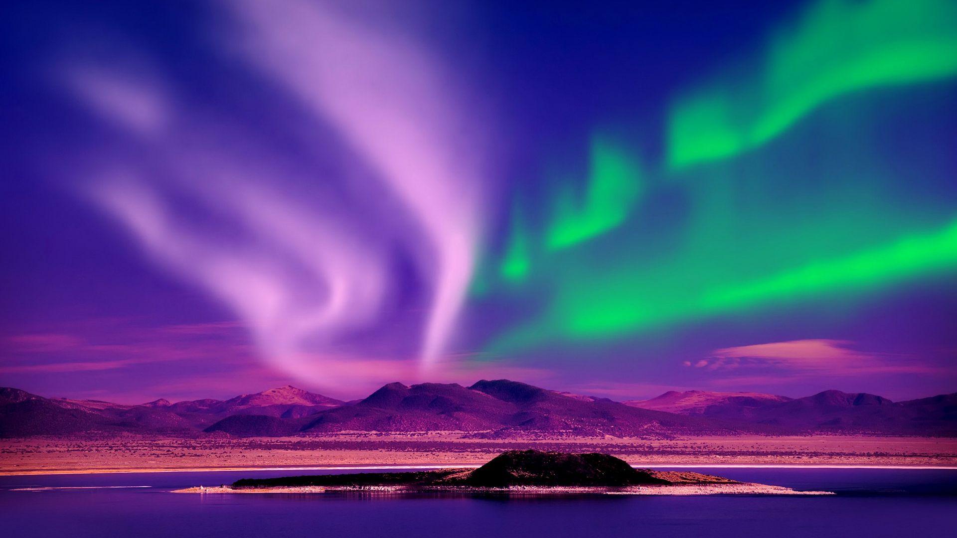 1920x1080 Desktop wallpaper northern lights .