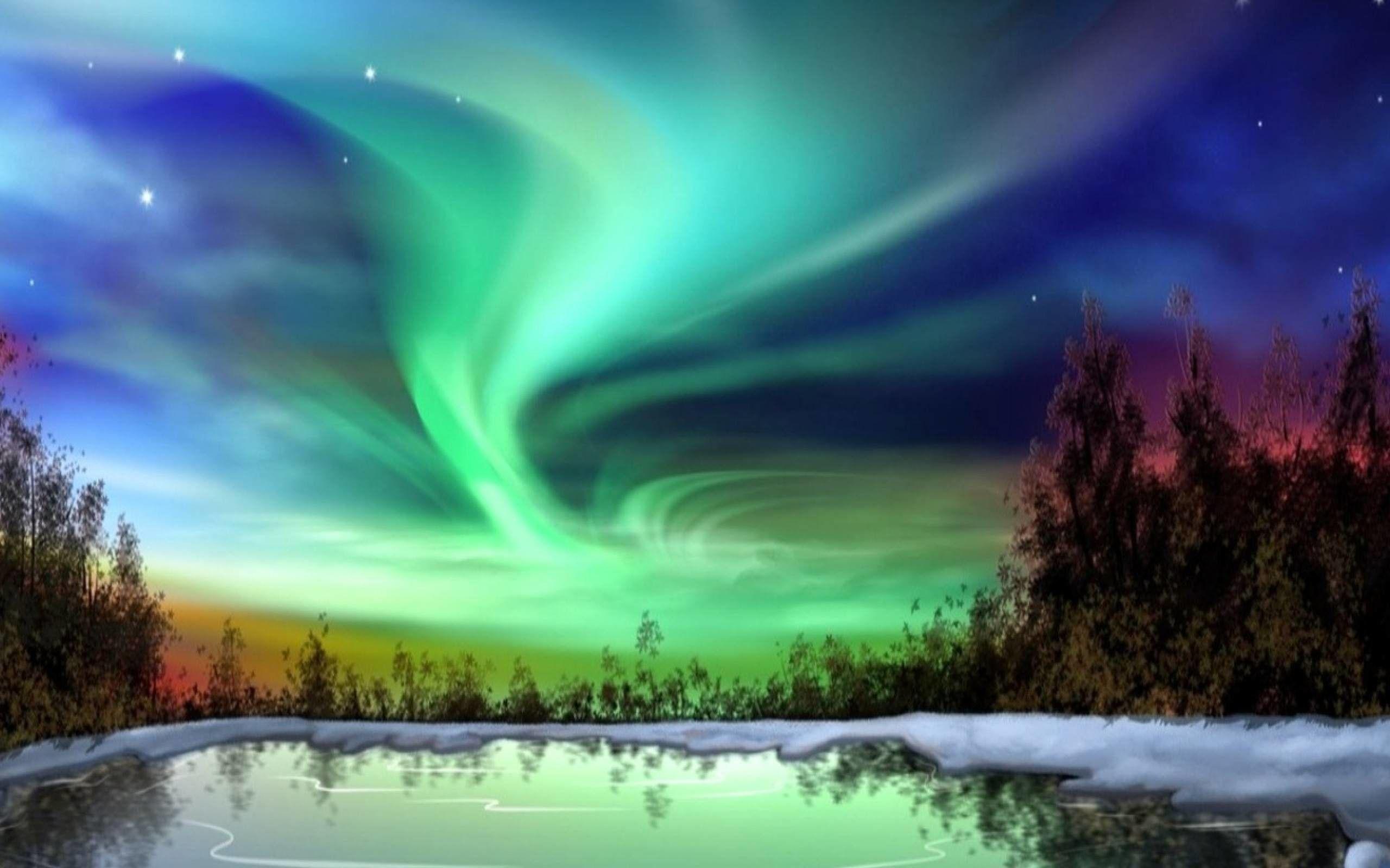 2560x1600 Wallpaper iPhone Full HD Aurora