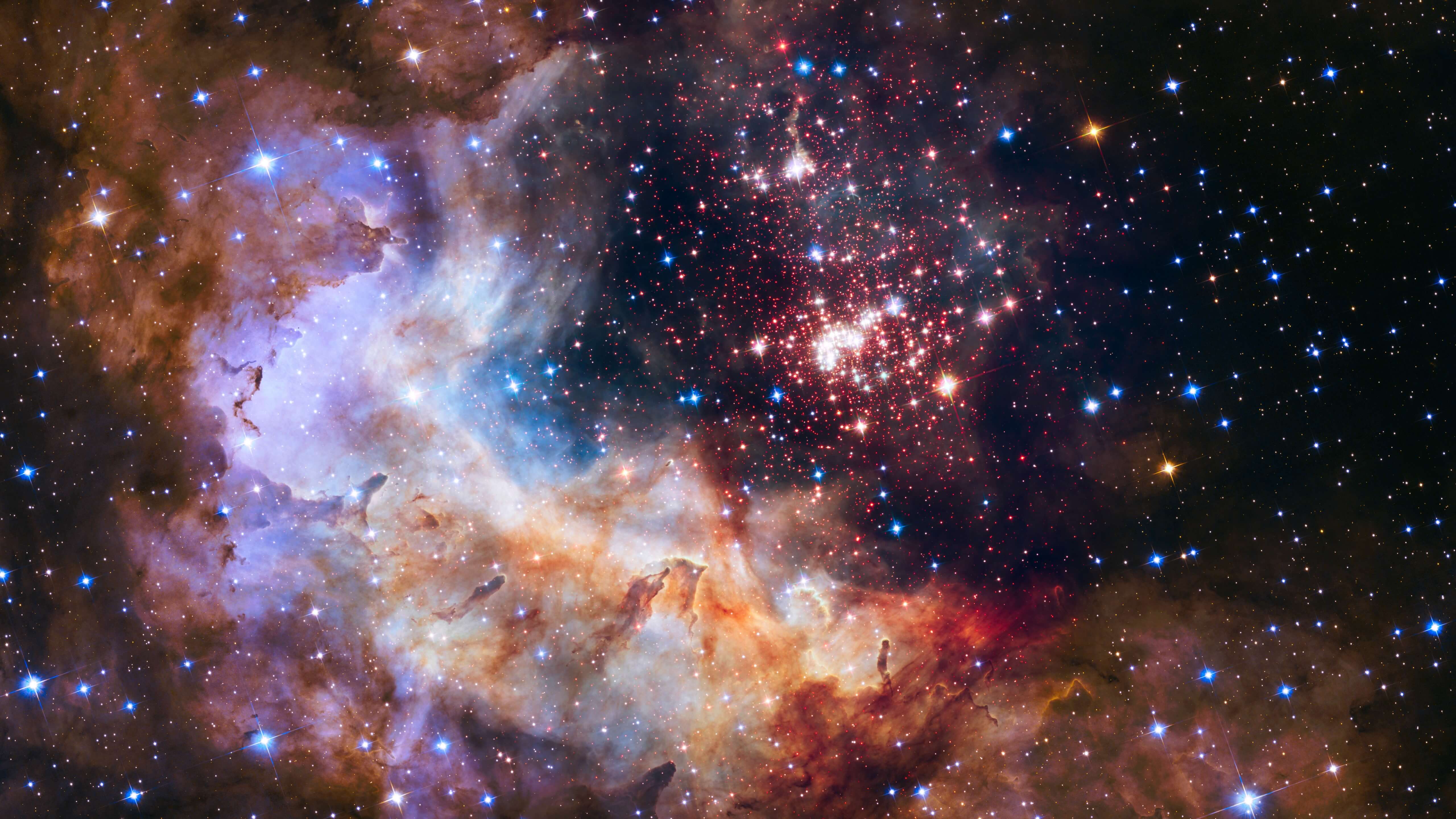 5120x2880 Colorful Universe 5K Background .