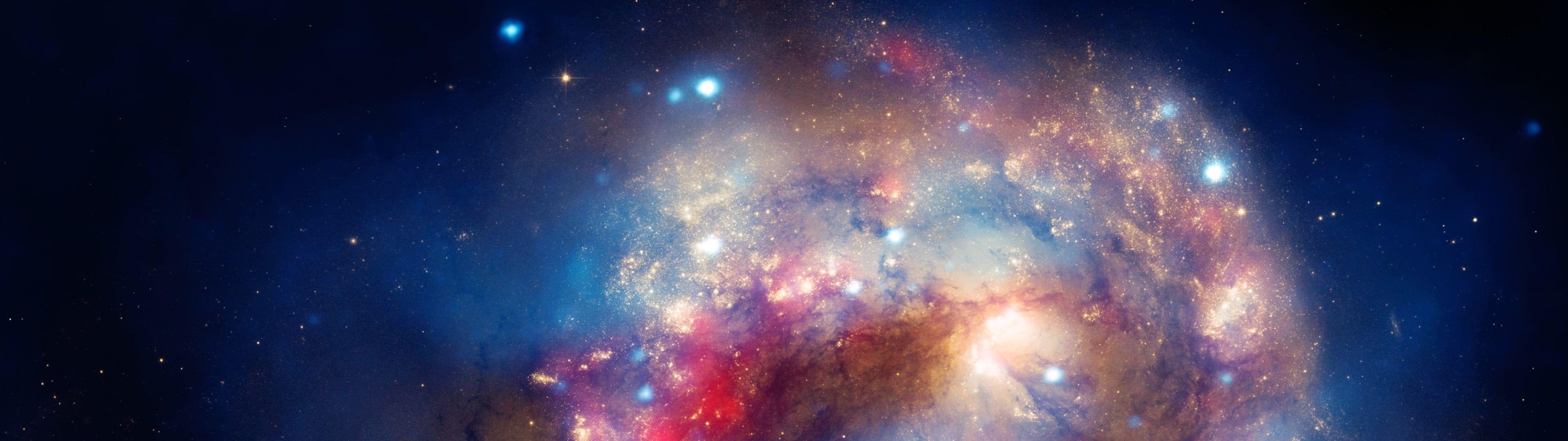 3840x1080 galaxy wallpaper multiple display .com