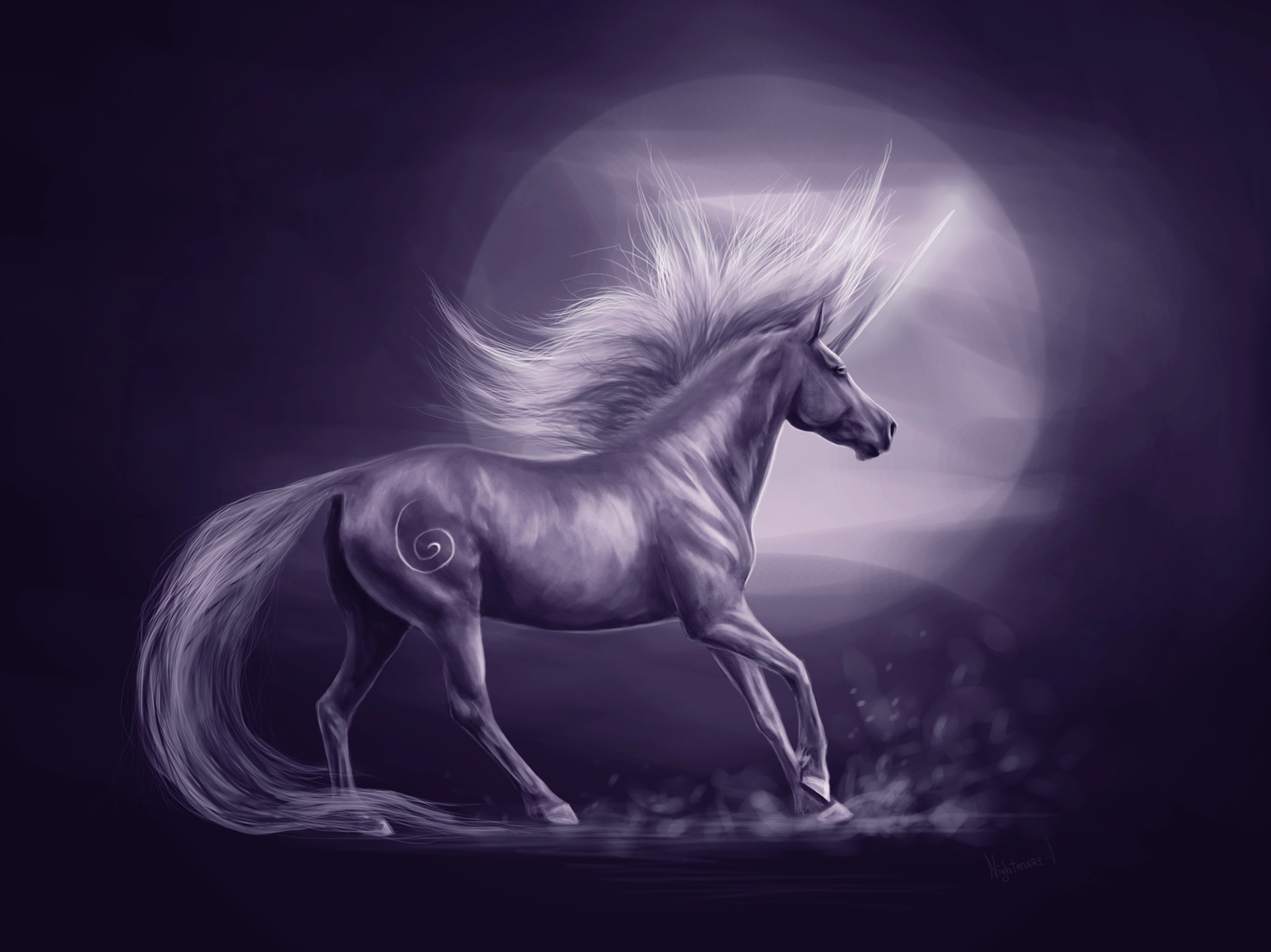 1855x1390 Cartoon Unicorns Wallpaper Evil .line.