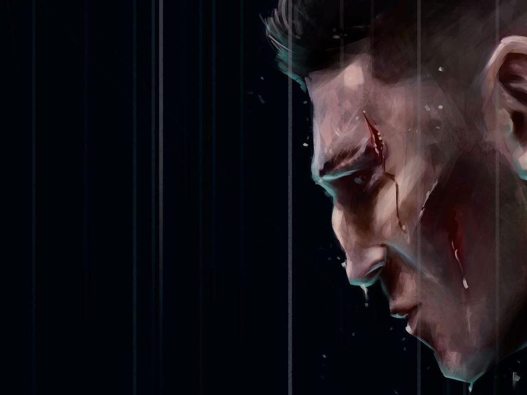 1024x768 The Punisher Netflix Poster 4k