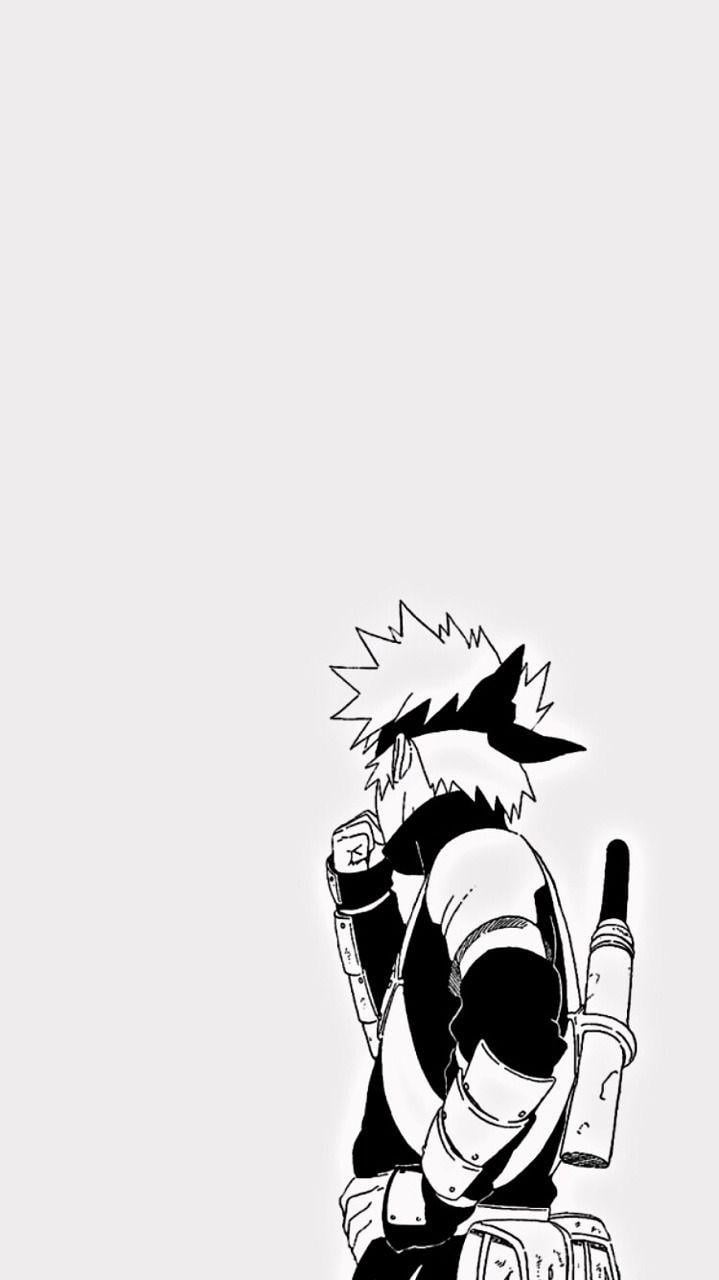 Kakashi Black and White Wallpapers - Top Free Kakashi Black and White