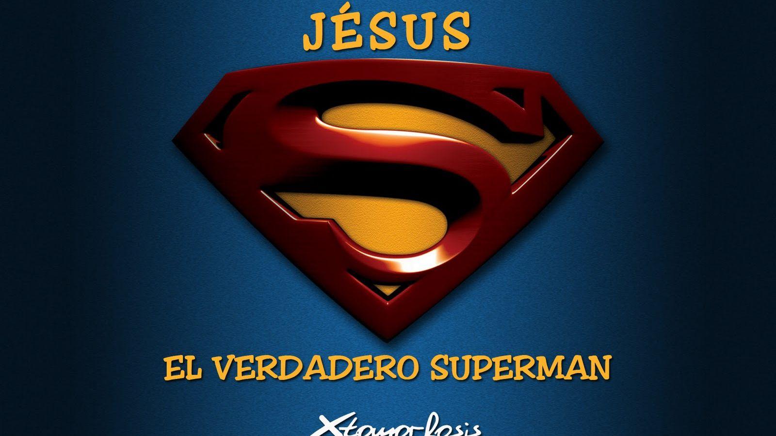 1600x900 Free download Jesus Superman Logo .