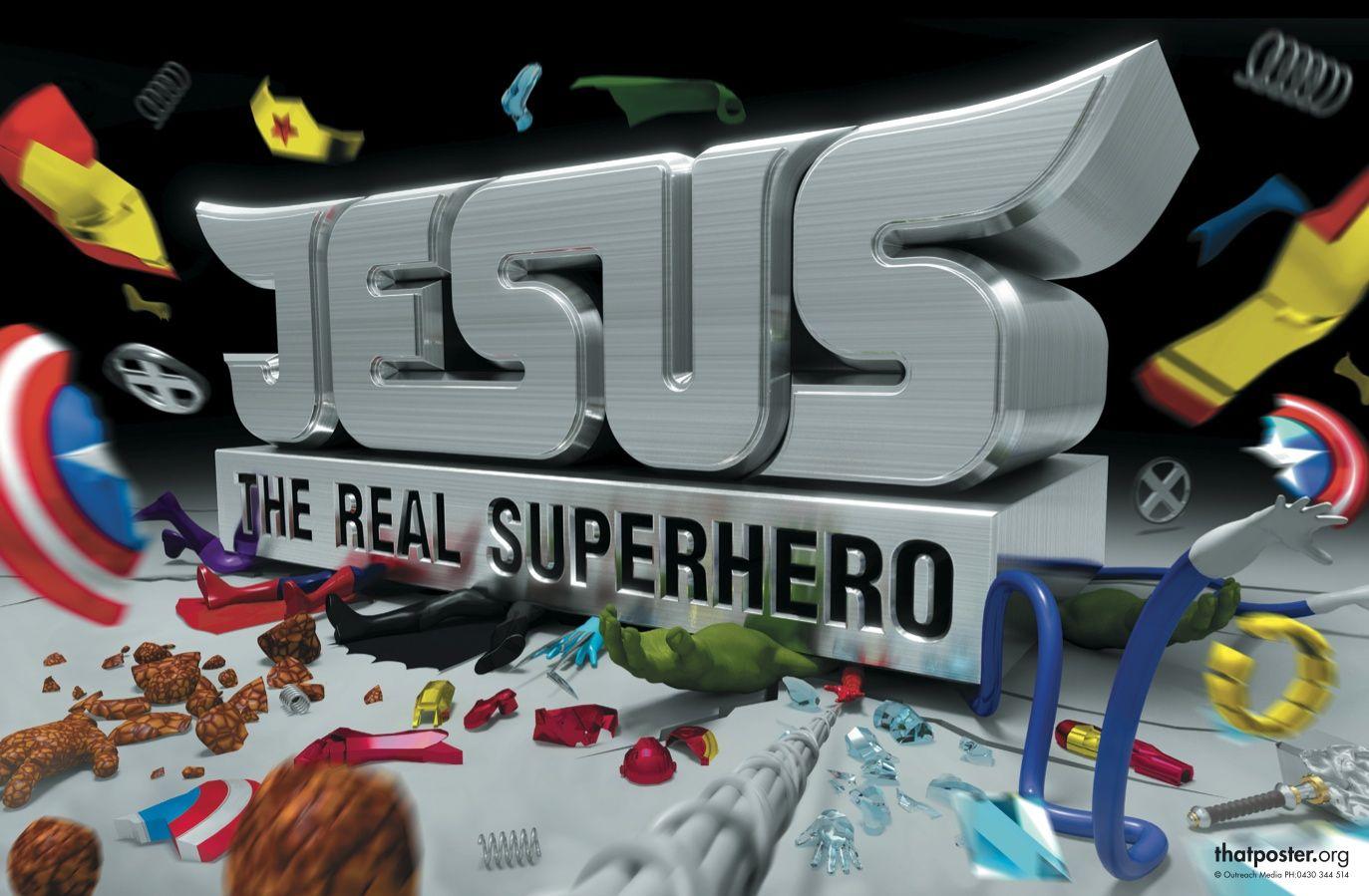 1373x899 Jesus Is My Superhero Wallpaper on .