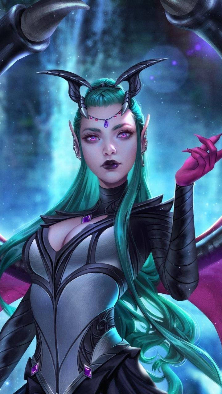 720x1280 art, 720x1280 wallpaper. Fantasy girl .com