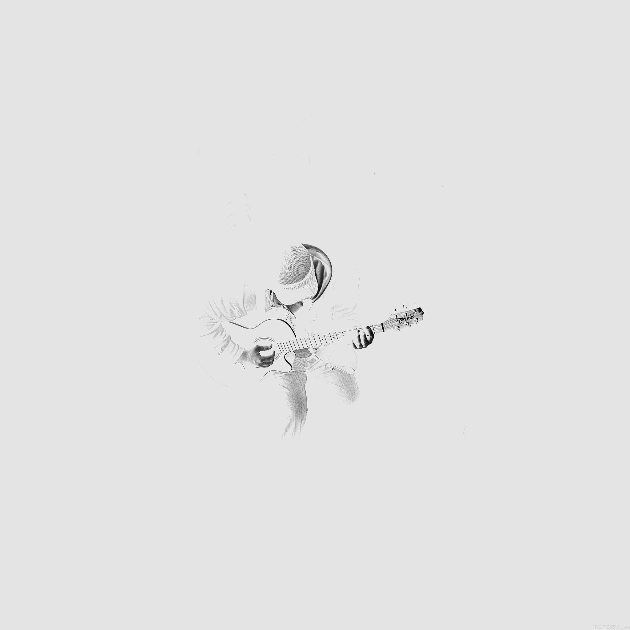 2048x2048 Out The Dark Guitar Player Music .