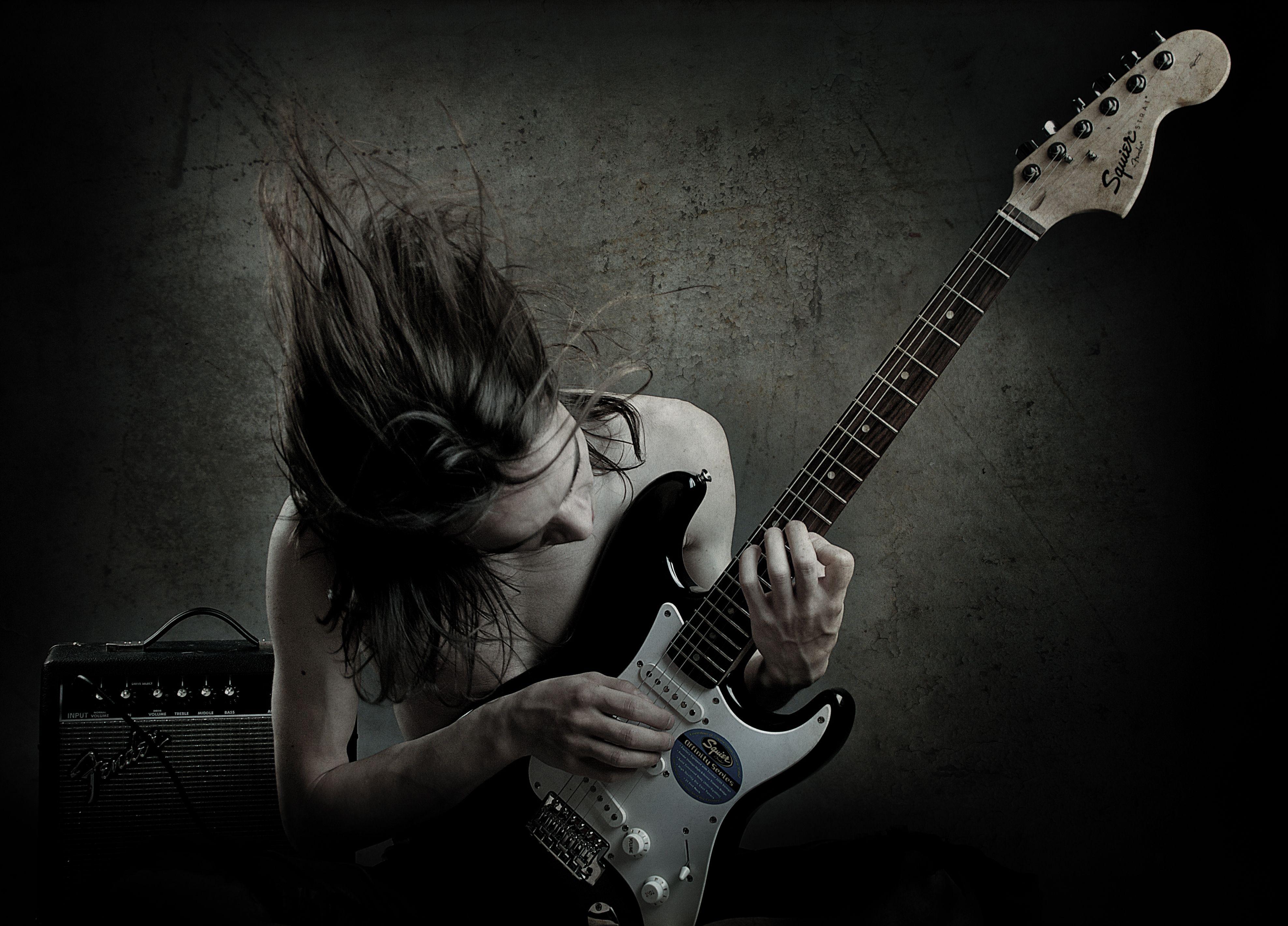 3952x2840 Metal Guitar Wallpaper