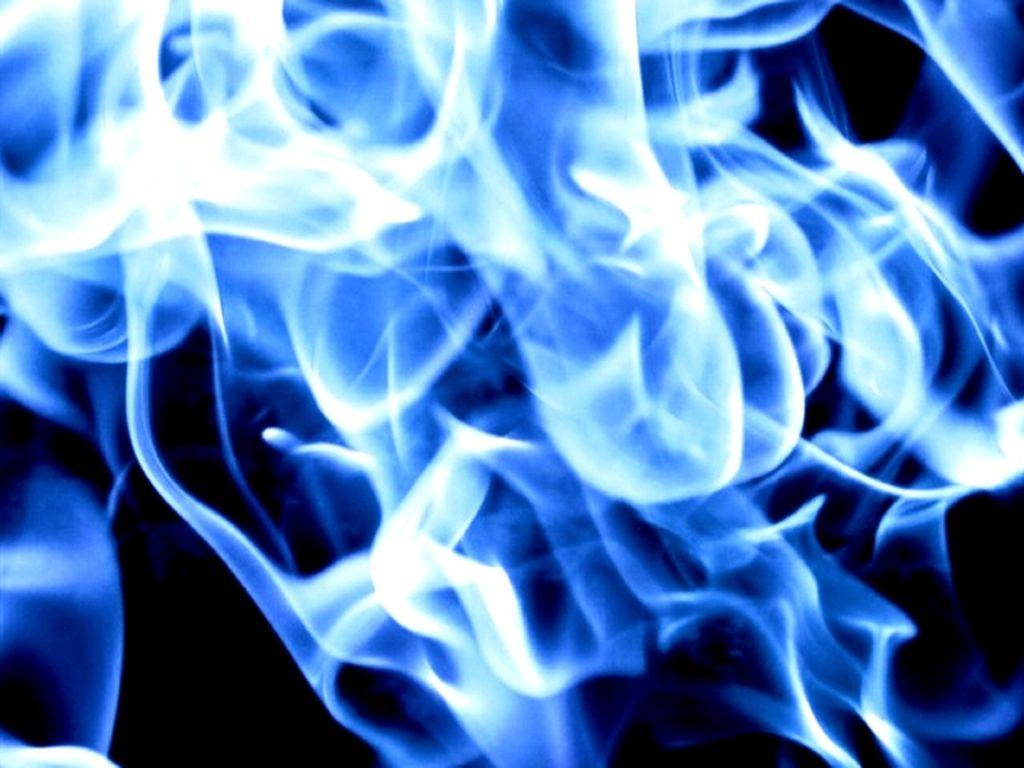 1024x768 Blue Flames Wallpaper Group Wallpaper
