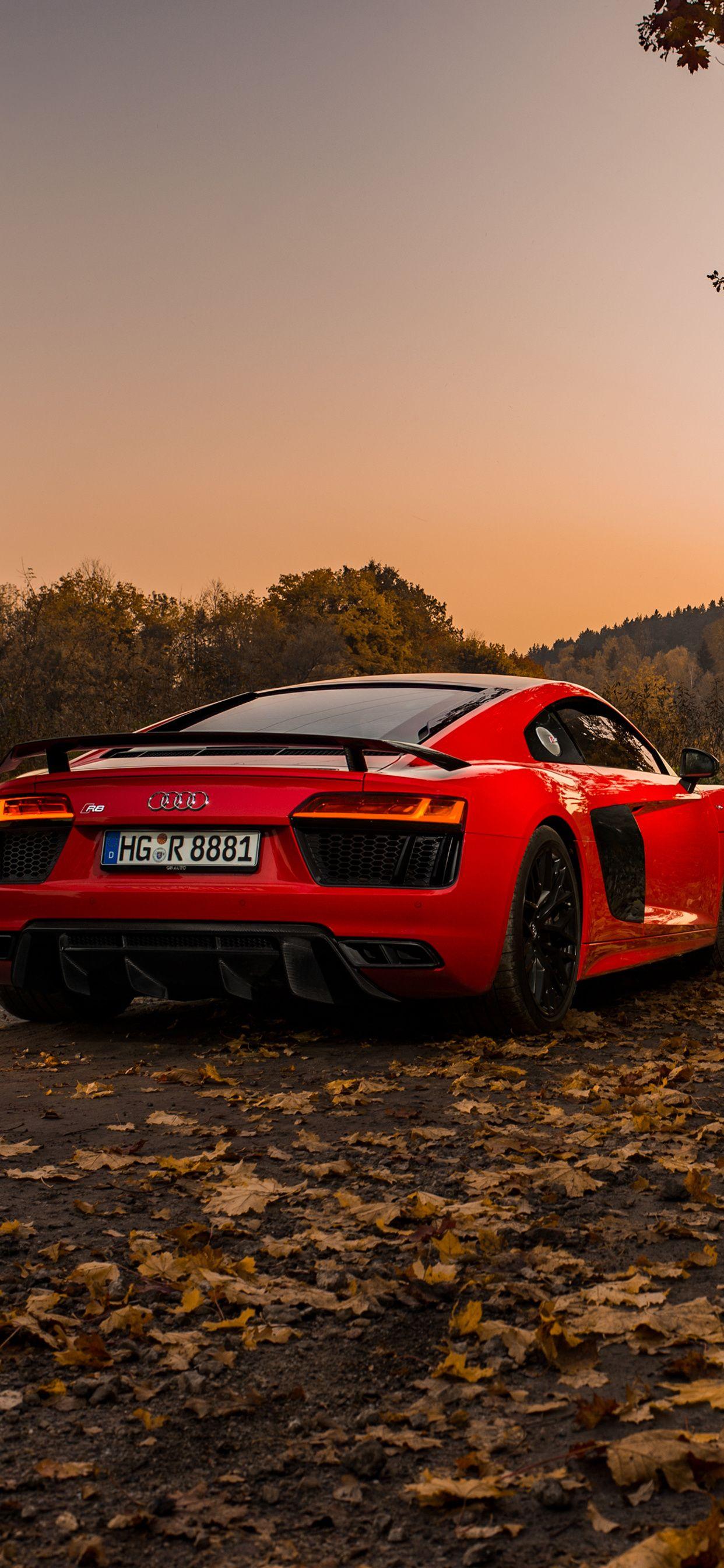 1242x2688 Audi R8 V10 Plus iPhone XS .