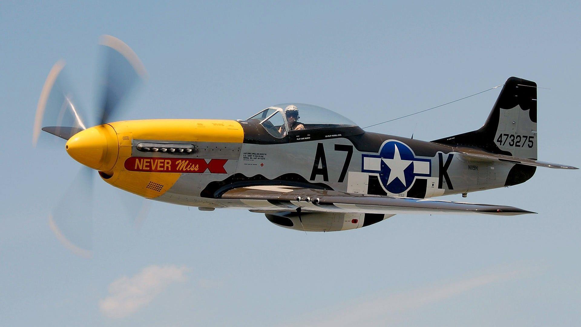 1920x1080 Wwii fighter planes, P51 mustang .