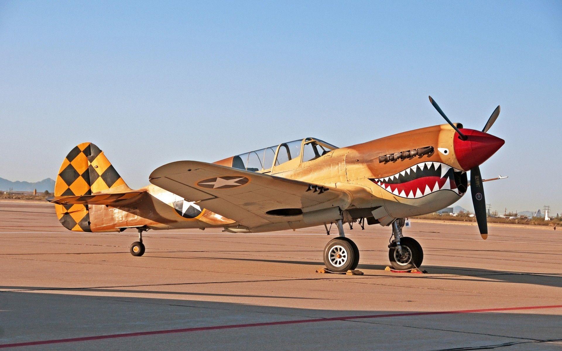 1920x1200 Warplanes P40 Military Aircraft .