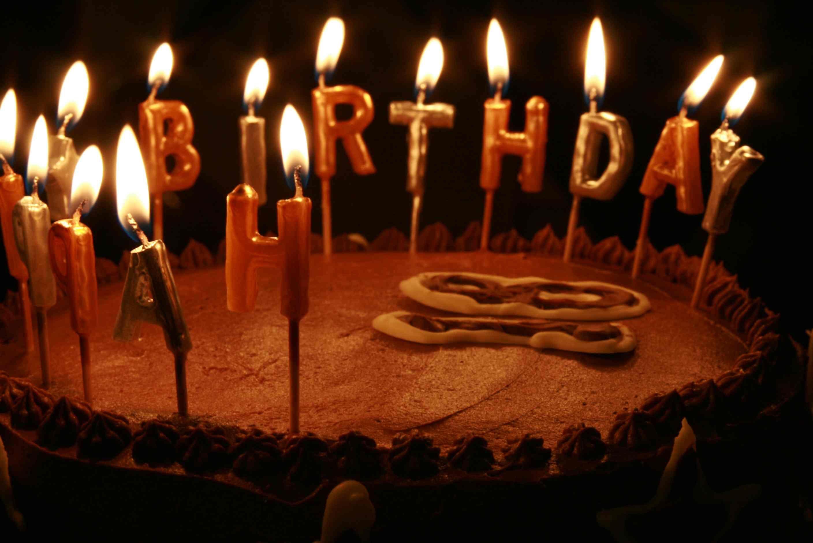 2816x1880 Happy birthday chocolate cake .com