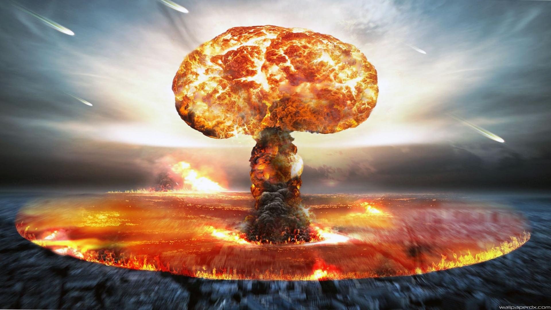 nuclear explosion wallpaper hd
