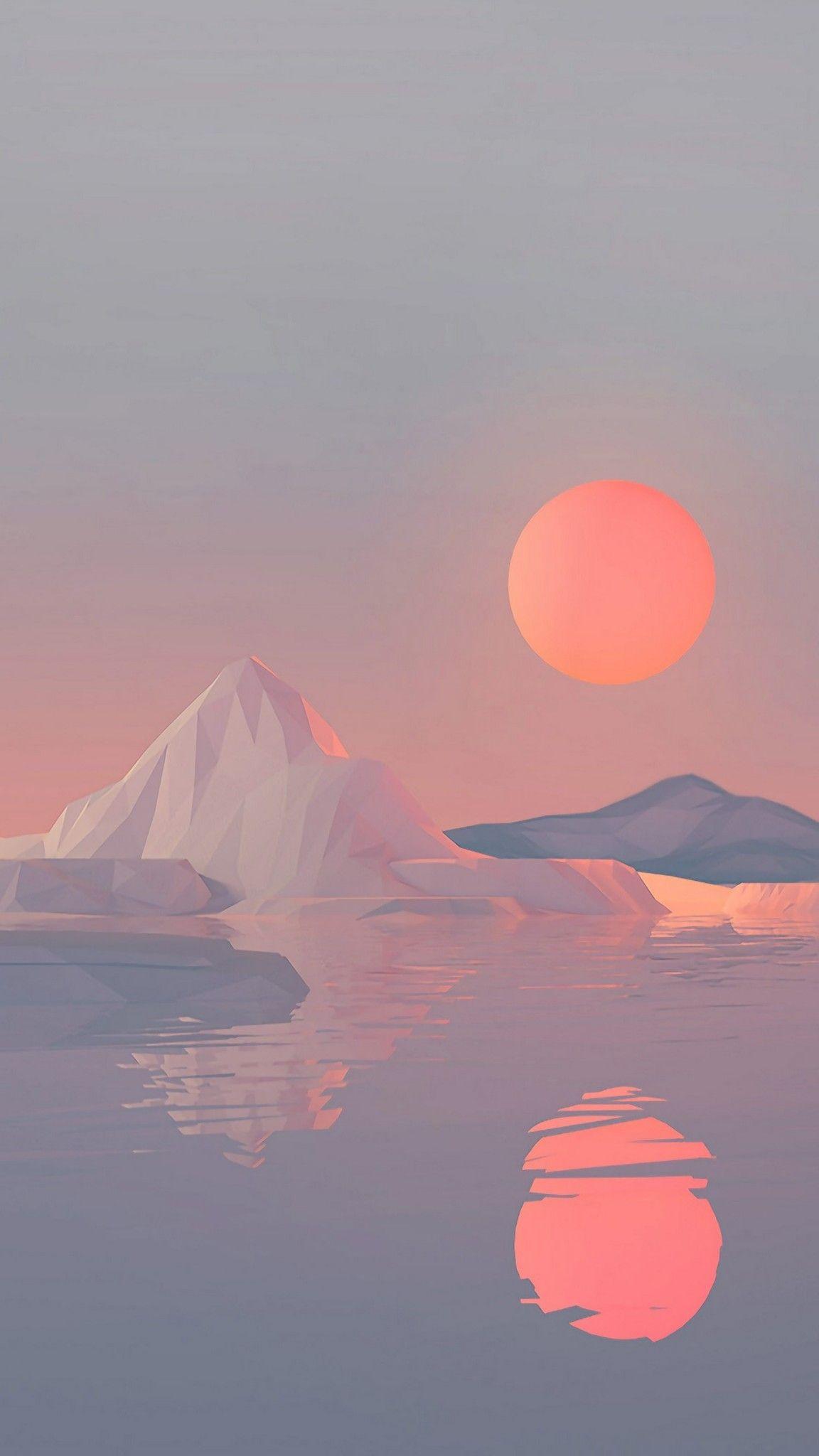1152x2048 Aesthetic Sunrise Picture Wallpaper .