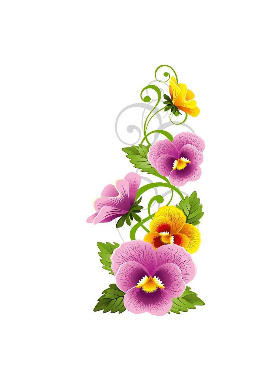 960x1280 Art Flowers wallpaper by hende09 .