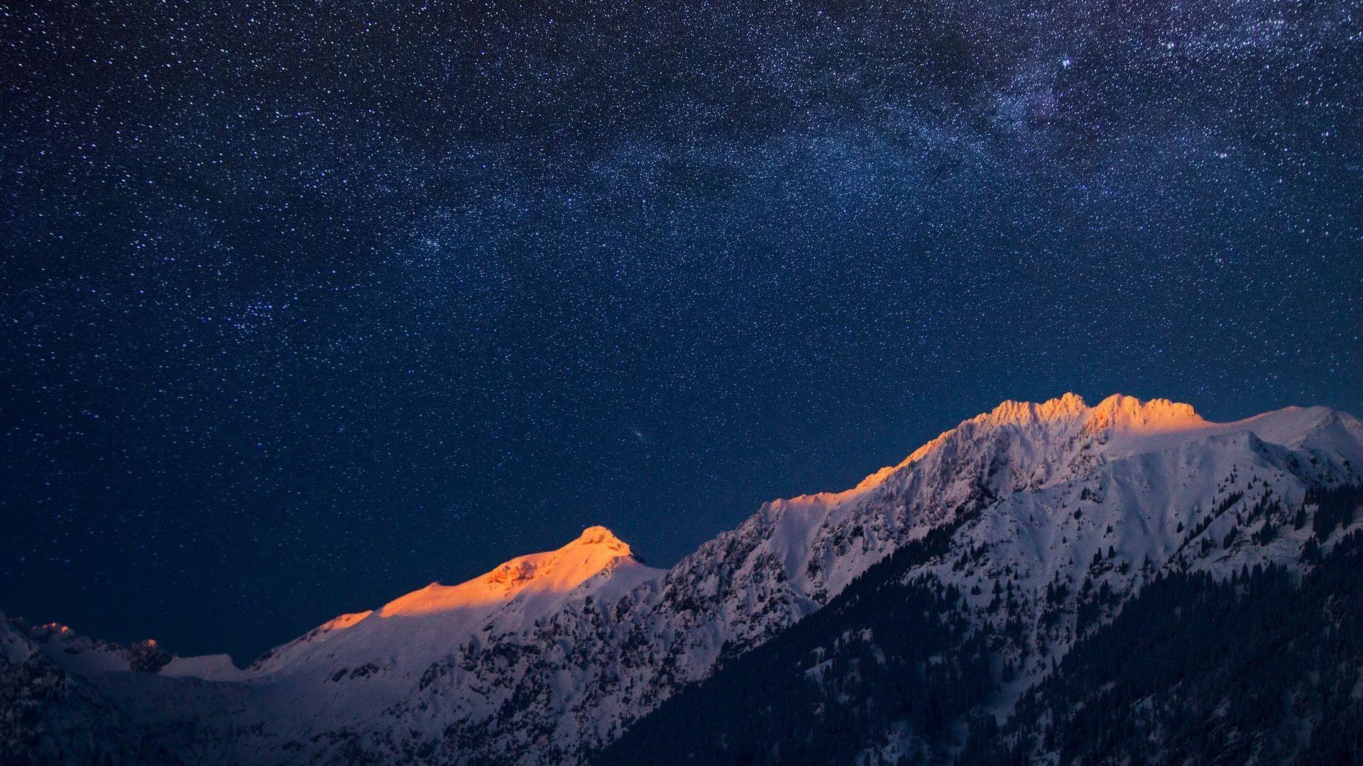 1920x1080 Milky Way In Night Sky Wallpaper .