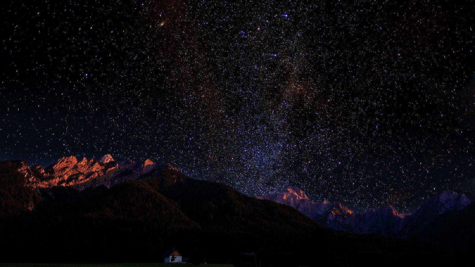 1600x900 Milky Way Sky Wallpaper