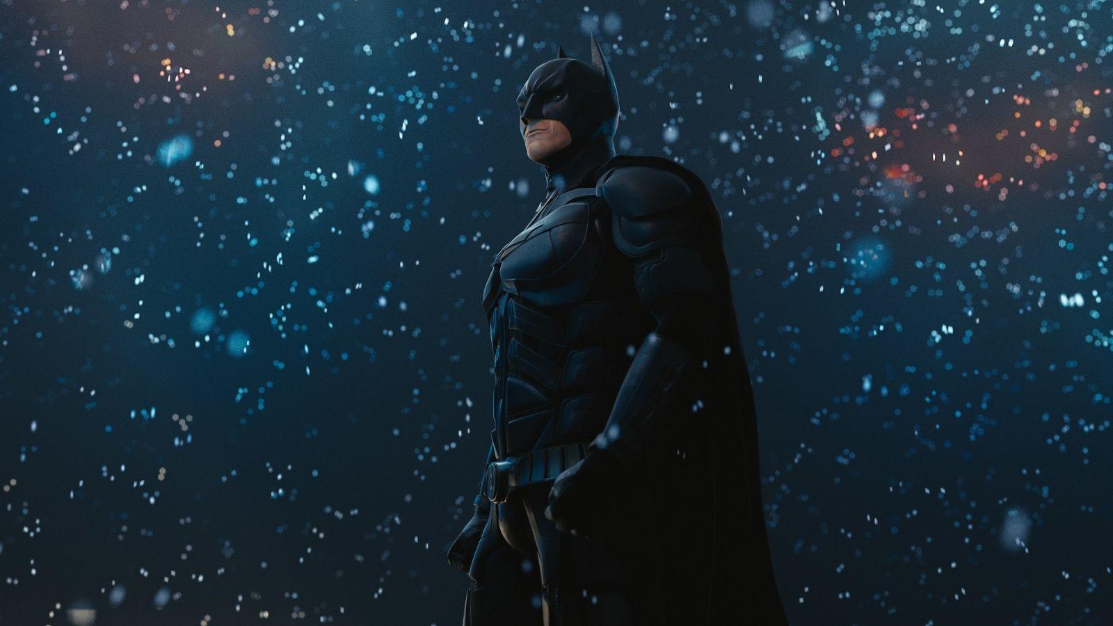 1600x900 Download Dark knight, batman, 3D art .