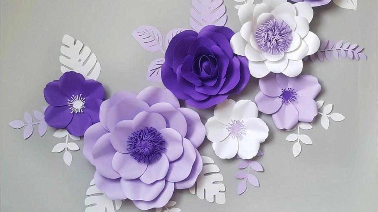 1280x720 DIY Paper Flower Step by Step. DiY .m.