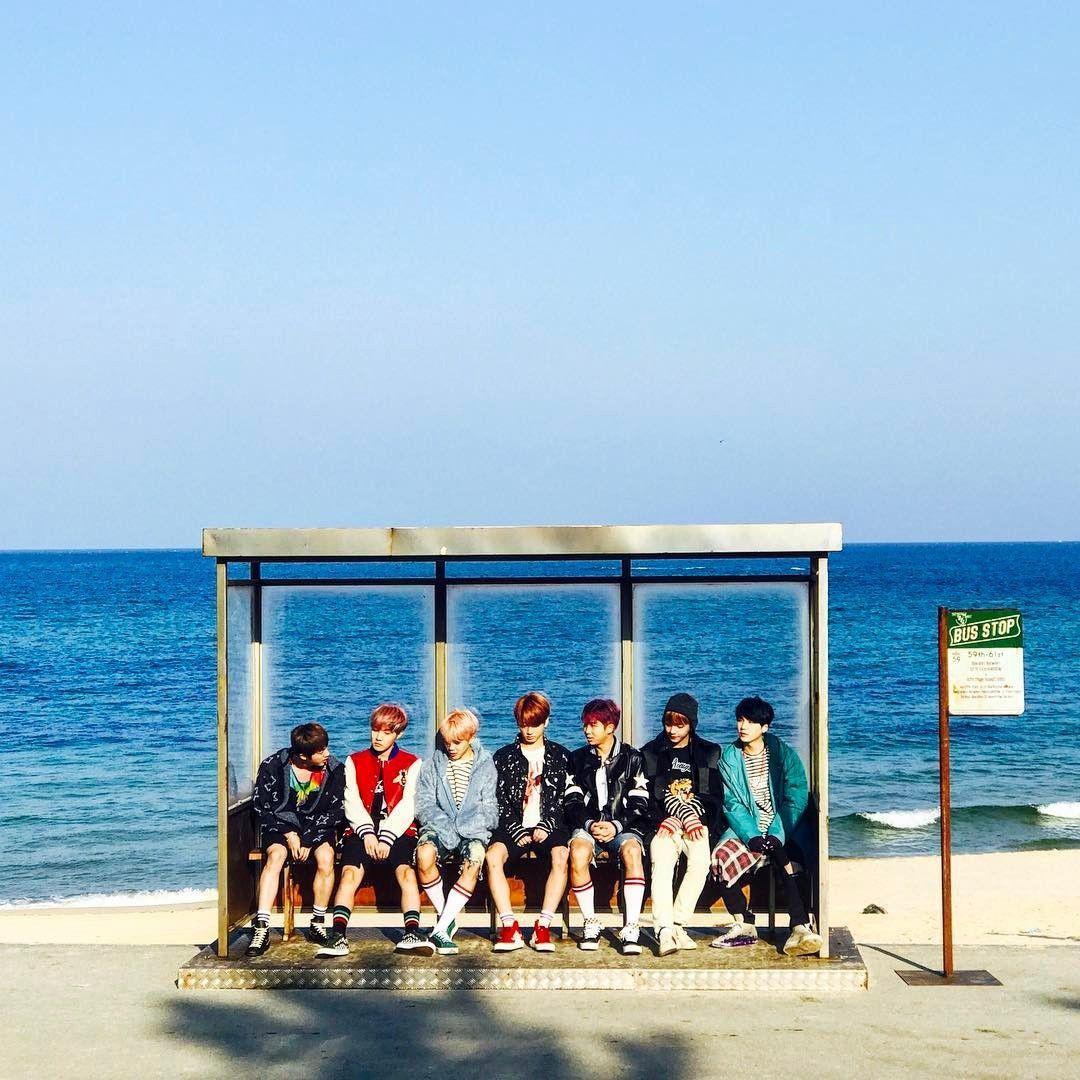 1080x1080 Spring Day Beach Wallpaper